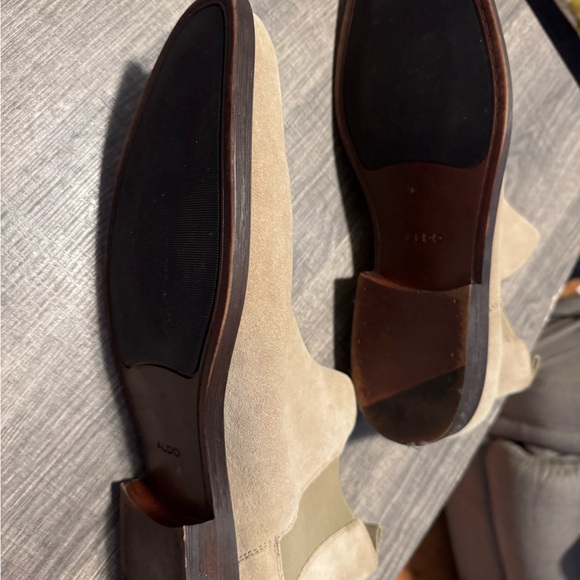 Aldo Beige Suede Chelsea Boots - Picture 4 of 7